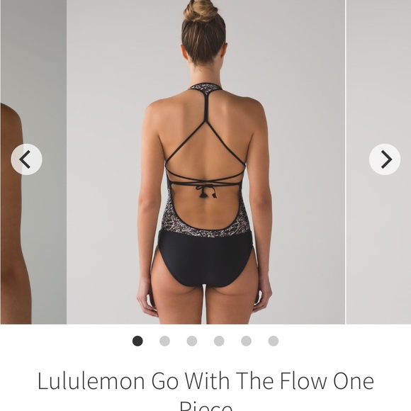 lululemon athletica Black and White Swimsuit 6 - Picture 4 of 4